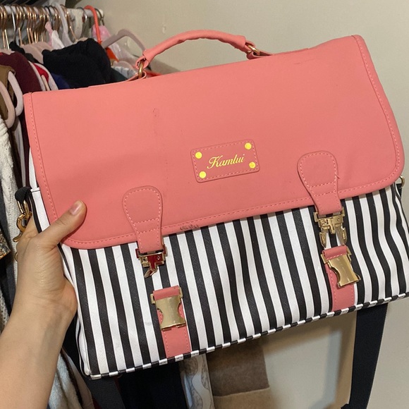 kambui Handbags - Pink Gorgeous Kambui laptop Carry-On Bag